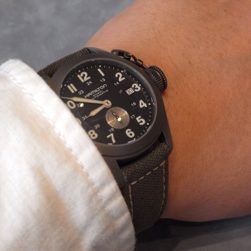 非売品オマケ付 限定300本 ハミルトン カーキネイビークラシックフロッグマン 僅か300本で限定復刻。先行予約受付開始です。カーキ・ネイビー