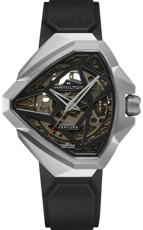 ベンチュラ エッジ スケルトン マットシルバー 国内正規品ハミルトン H24635330