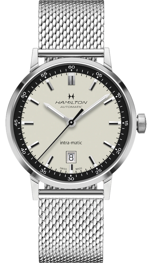 国内正規品ハミルトン　イントラマティックオート ミラネーゼ　パンダダイアル　H38425120