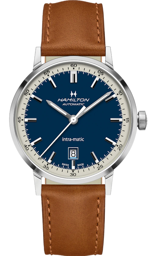 国内正規品ハミルトン　イントラマティックオート BLUEダイアル　H38425540