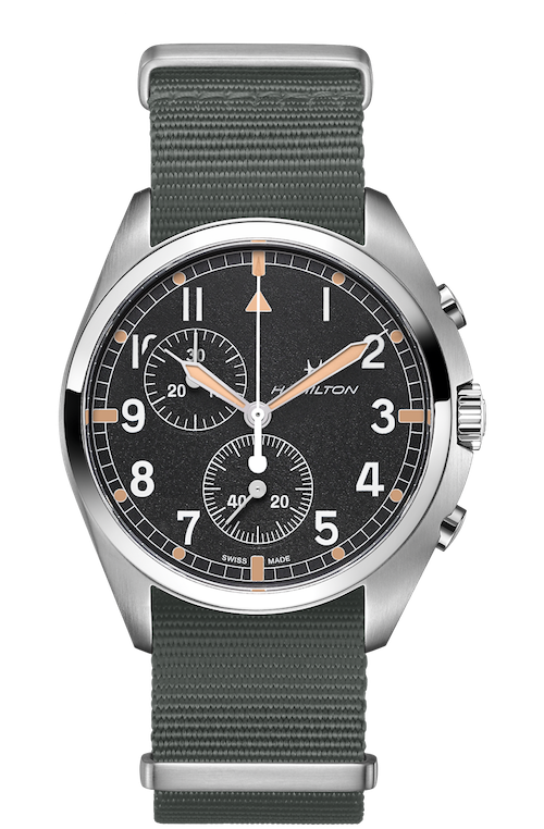 国内正規品ハミルトン　カーキ　パイロット　パイオニア　クロノ　H76522931