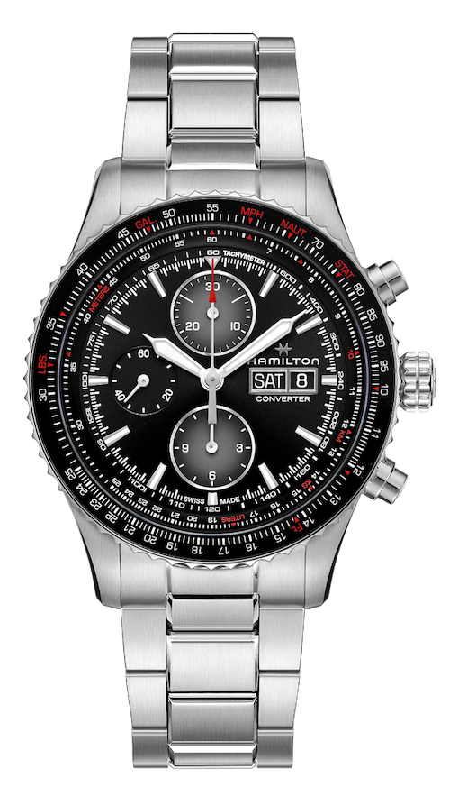 国内正規品ハミルトン　カーキアビエーション　コンバーターオートクロノ　H76726130