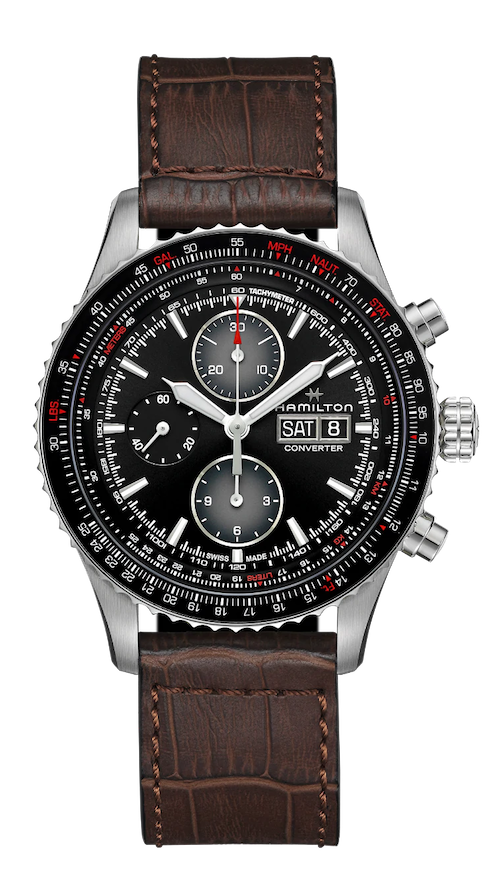 国内正規品ハミルトン　カーキアビエーション　コンバーターオートクロノ　H76726530