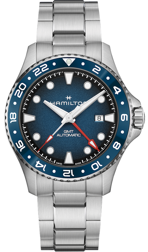 ハミルトン カーキネイビースキューバオートGMT H82535140