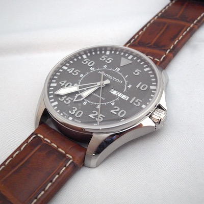 国内正規品ハミルトン　カーキ・パイロット・オート46ミリ　H64715885